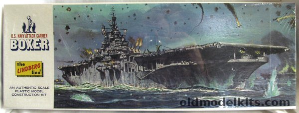 Lindberg 1/520 CV-21 USS Boxer (Essex Class) Attack Carrier, 7312-300 plastic model kit